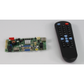 HDMI and VGA LCD controller circuit board with IR remote control